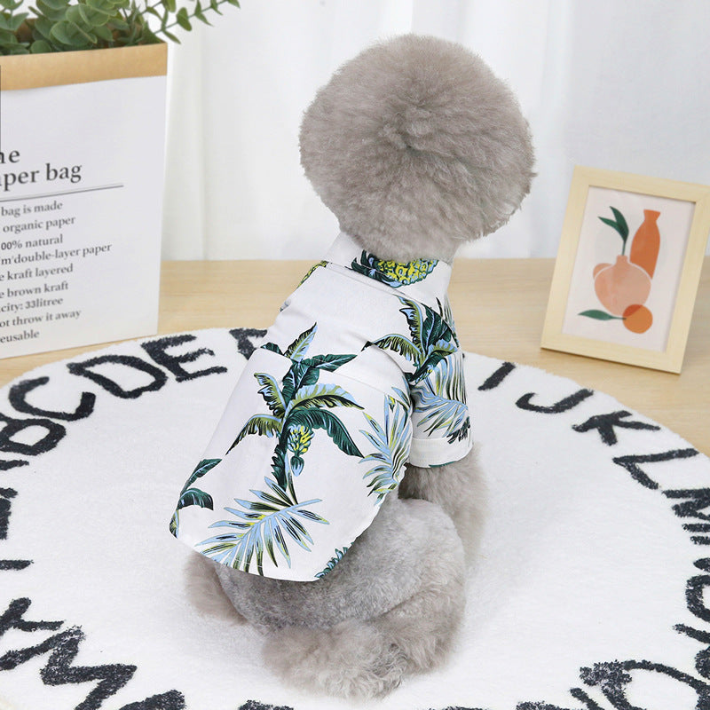 Funky Hawaiian Dog Shir - Summer Vibes