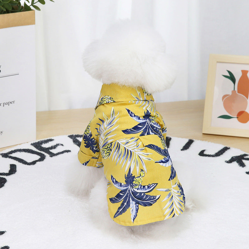 Funky Hawaiian Dog Shir - Summer Vibes