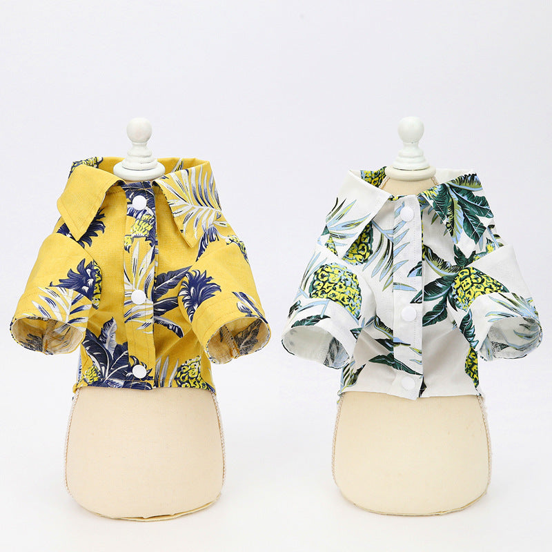 Funky Hawaiian Dog Shir - Summer Vibes