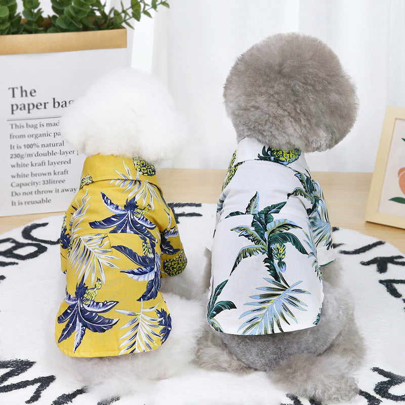 Funky Hawaiian Dog Shir - Summer Vibes