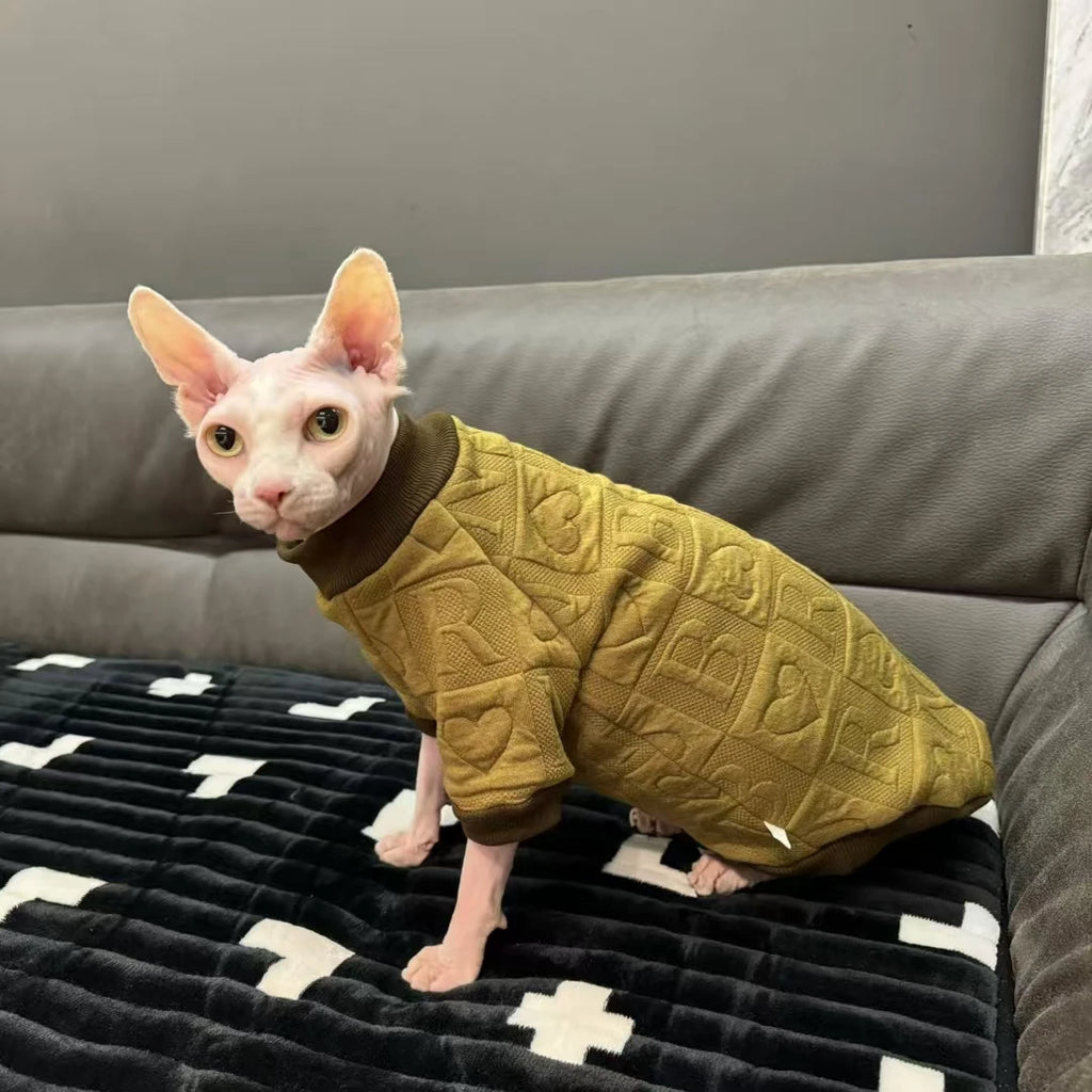 Olive green cotton jumper